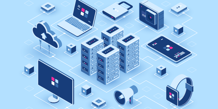 Exemplary in IT infrastructure, involving servers, desktop, and mobile workstations, clouds, and other tech.