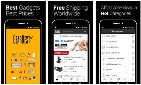 Gearbest app preview