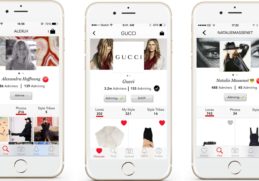 Preview on various brands' pages from the Net-A-Porter mobile app.