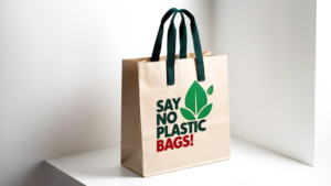 A reusable shopping bag